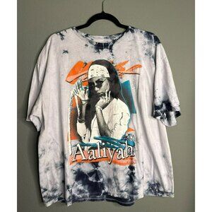 Aaliyah Oversized Graphic T-Shirt Tie Dye Unisex XL 100% Cotton
